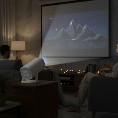 🎬 Mini projecteur portable CinemaHome : le cinéma partout, tout le temps