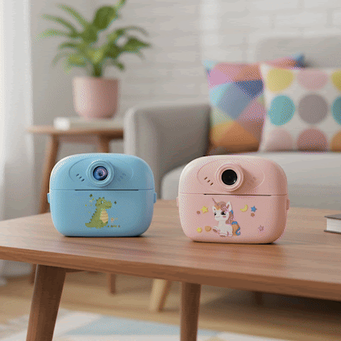 Appareil Photo Enfant Numérique HD - Impression Instantanée Thermique - Fourtous Jouets électroniques enfant