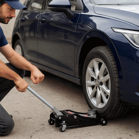 Cric voiture | Hydraulique Ultra-Résistant - Fourtous
