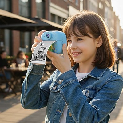Appareil Photo Enfant Numérique HD - Impression Instantanée Thermique - Fourtous Jouets électroniques enfant