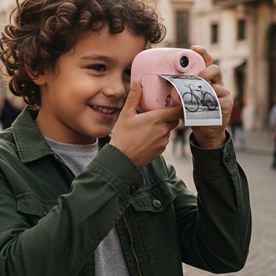 Appareil Photo Enfant Numérique HD - Impression Instantanée Thermique - Fourtous Jouets électroniques enfant
