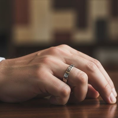 Bague homme | Élégance Résistante - Fourtous