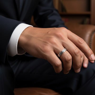 Bague homme | Élégance Résistante - Fourtous