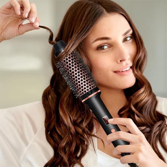 Brosse chauffante 2-en-1 | Pro Brushing - Fourtous