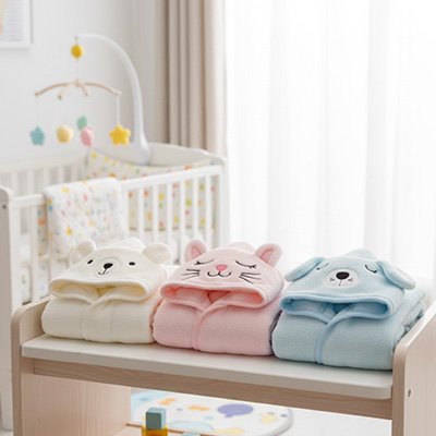 Cape de bain bébé | Ultra-douce et absorbante - Fourtous Serviette d`enfant