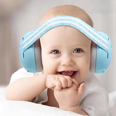 Casque Anti-Bruit Bébé 0-3 ans | Protection Auditive -26dB Certifiée | Concerts Feux d'Artifice - Fourtous Sécurité Bébé - Protection Auditive