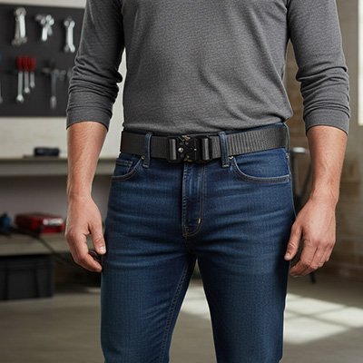 Ceinture homme en cuir véritable | Élégance - Fourtous