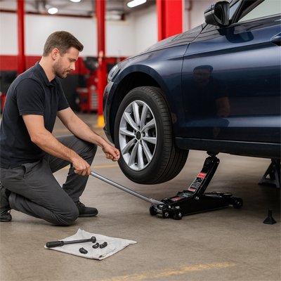 Cric voiture | Hydraulique Ultra-Résistant - Fourtous