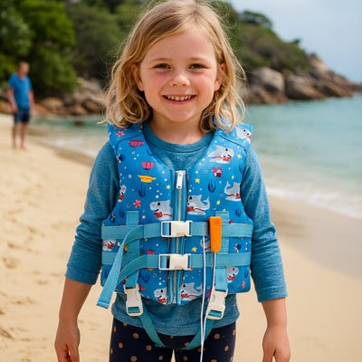 Gilet sauvetage enfant | Certifié Sécurité Mer - Fourtous