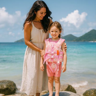 Gilet sauvetage enfant | Certifié Sécurité Mer - Fourtous