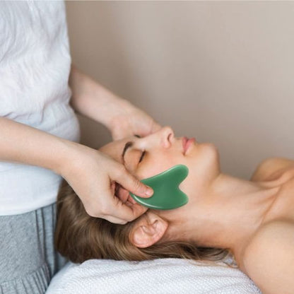 Gua Sha en Jade Naturel | Éclat - Fourtous