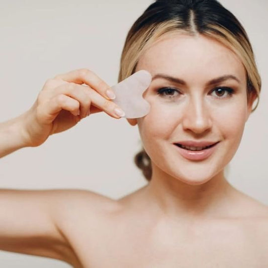 Gua Sha en Jade Naturel | Éclat - Fourtous