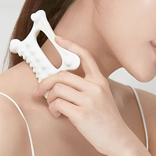 Gua Sha en Jade Naturel | Rajeunissant - Fourtous