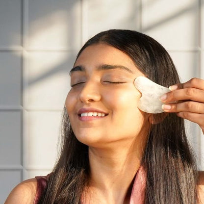 Gua Sha en Jade Naturel | Éclat - Fourtous