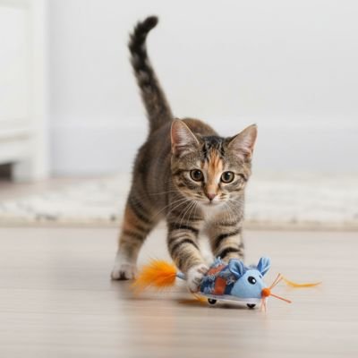 Jouets interactifs Chat | Smart Feline - Fourtous