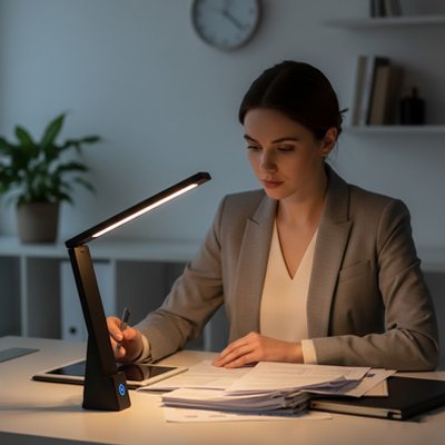Lampe de bureau LED | Ergonomique - Fourtous