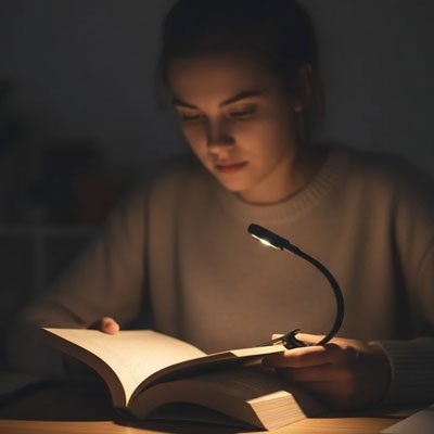 Lampe de lecture | LED Ajustable Rechargeable - Fourtous