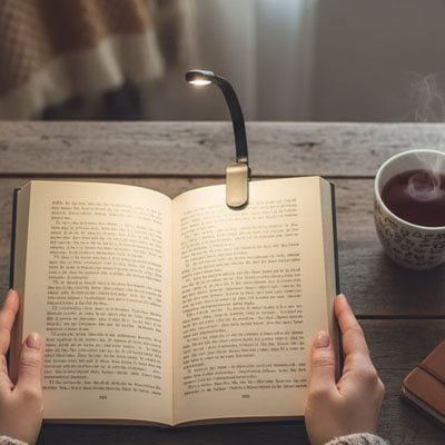Lampe de lecture | LED Ajustable Rechargeable - Fourtous