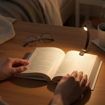 Lampe de lecture | LED Ajustable Rechargeable - Fourtous