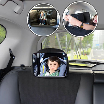 Miroir voiture bébé | Réglable Sécurité - Fourtous Accessoire de voyage