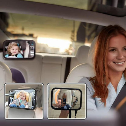 Miroir voiture bébé | Réglable Sécurité - Fourtous Accessoire de voyage
