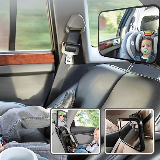 Miroir voiture bébé | Réglable Sécurité - Fourtous Accessoire de voyage