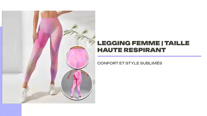 Legging femme | Taille Haute Respirant by@Outfy