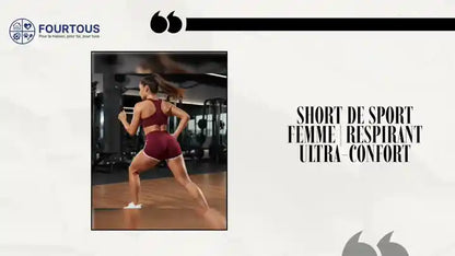 Short de sport femme | Respirant Ultra-Confort by@Outfy
