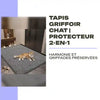 Tapis griffoir chat | Protecteur 2-en-1 by@Outfy