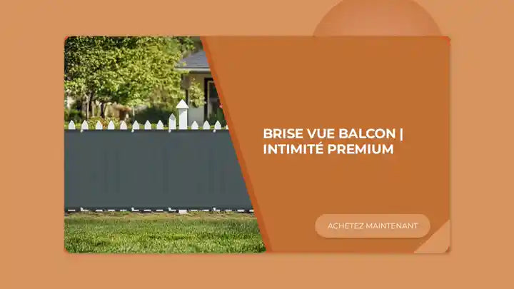 Brise vue balcon | Intimit&eacute; Premium by@Outfy