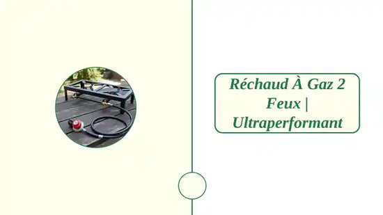 R&eacute;chaud &agrave; gaz 2 feux | Ultraperformant by@Outfy