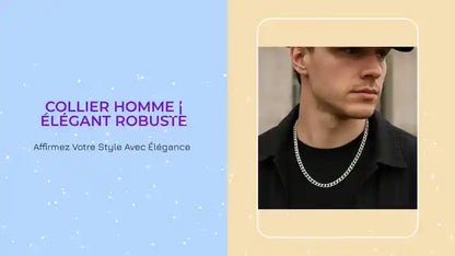 Collier homme | &Eacute;l&eacute;gant Robuste by@Outfy