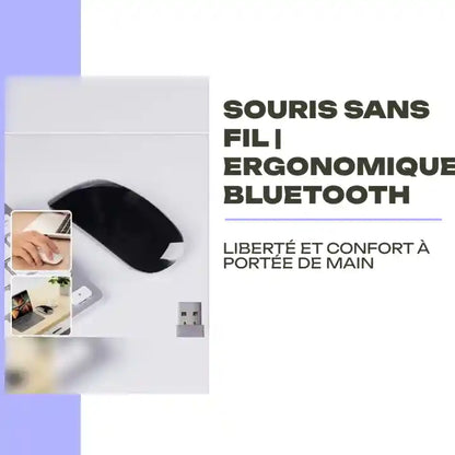 Souris sans fil | Ergonomique Bluetooth by@Outfy