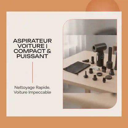 Aspirateur voiture | Compact &amp; Puissant by@Outfy