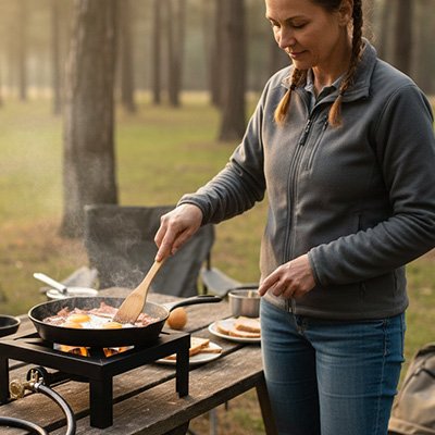 Réchaud à gaz portable | OutdoorCook - Fourtous