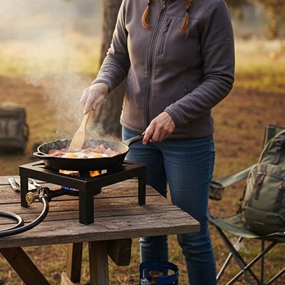 Réchaud à gaz portable | OutdoorCook - Fourtous