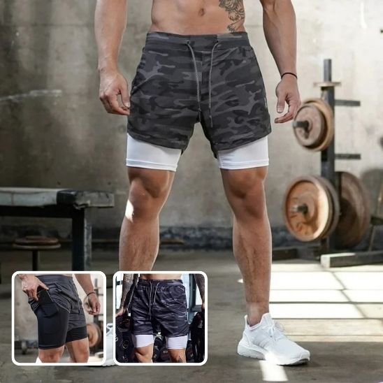 Short de sport homme | Respirant - Fourtous
