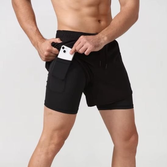Short de sport homme | Respirant - Fourtous