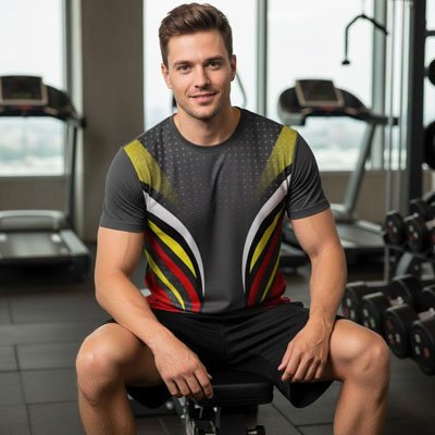 T-shirt sport homme | Respirant - Fourtous