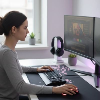 Tapis de souris ergonomique | ComfortPrecision - Fourtous