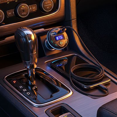 Transmetteur FM Bluetooth | AudioDrive - Fourtous