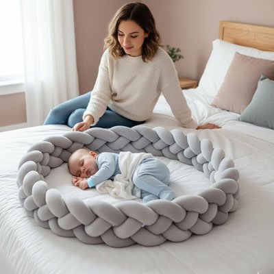 Tresse de lit bébé | Cocon Douillet - Fourtous sécurité pour nouveau née